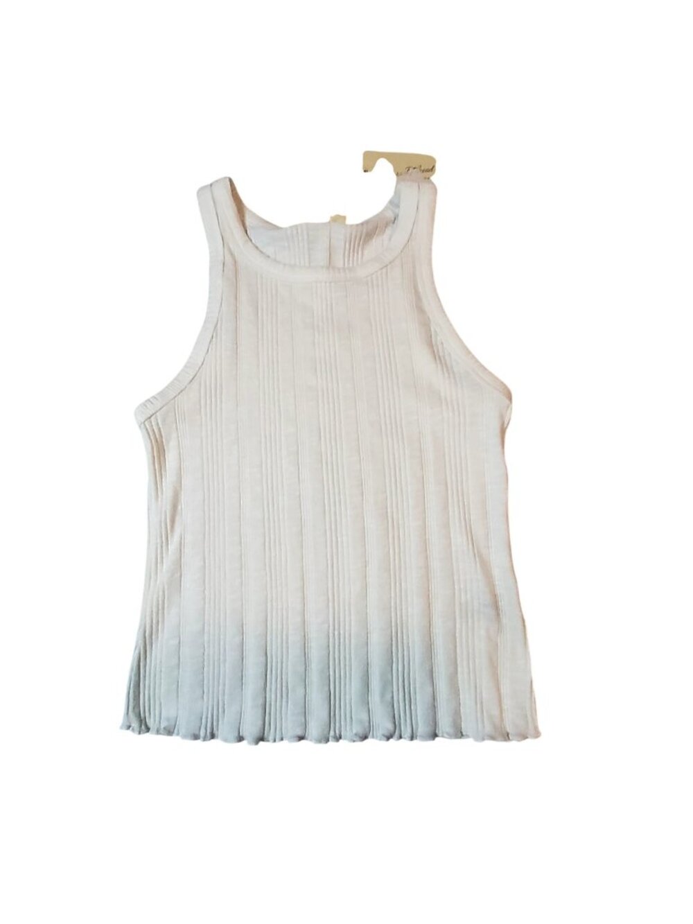 Universal Thread White Ribbed Sleeveless Tank Top XS Cotton Blend  Lightweight